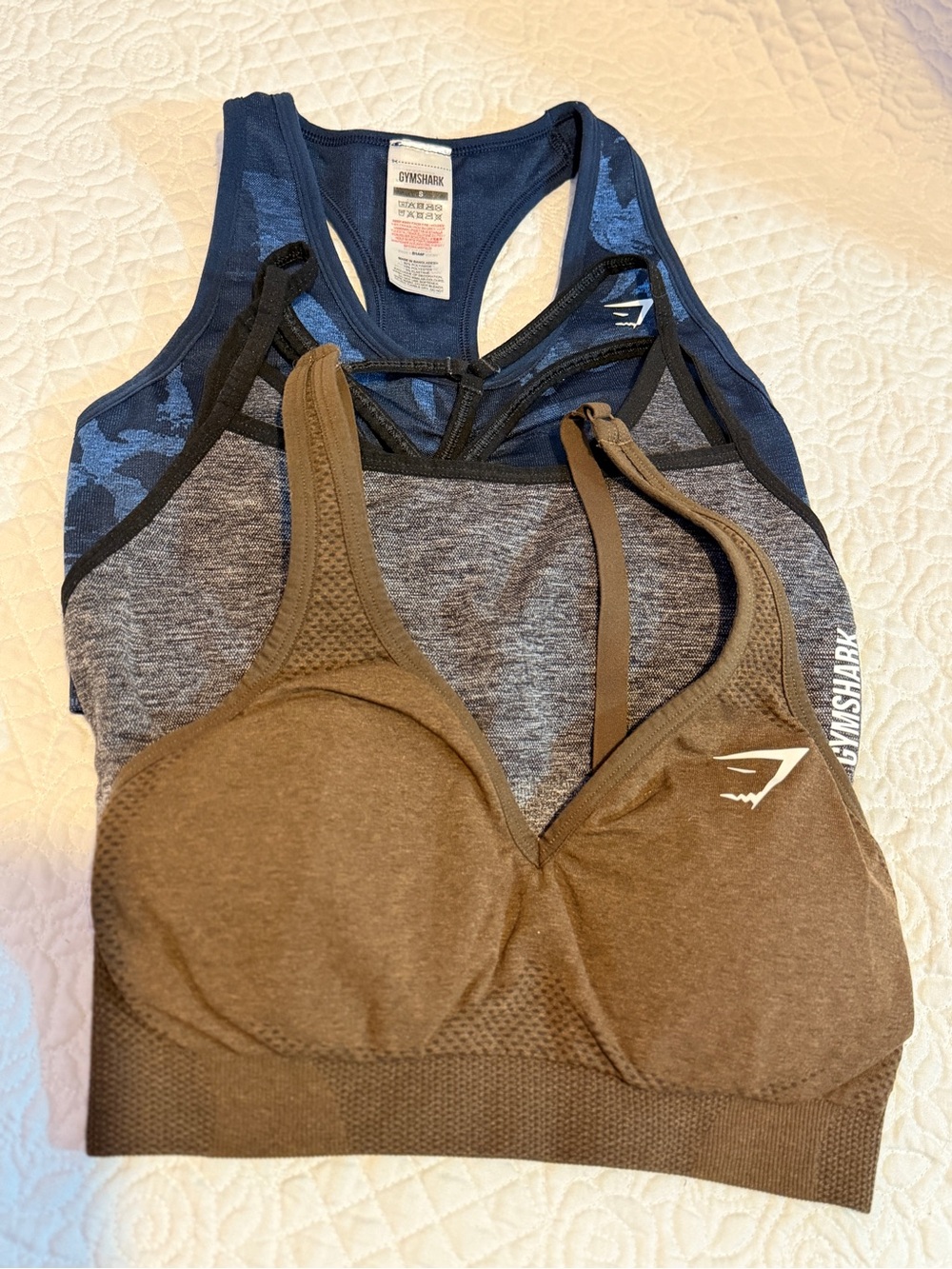 Gymshark Brown Sports Bra BUNDLE